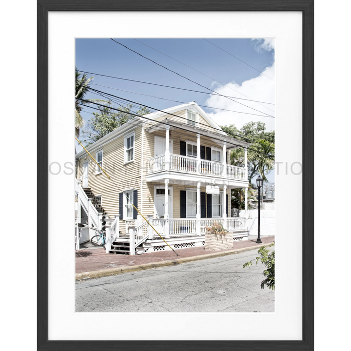 Poster Florida Key West FL21 - Schwarz matt 1.5cm / S (25cm