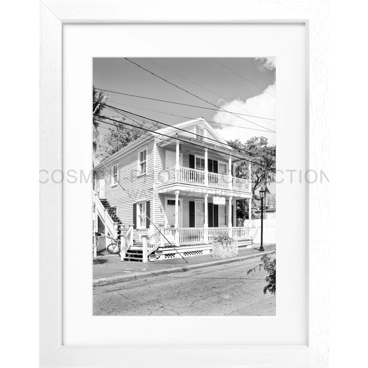 Poster Florida Key West FL21 - Weiss 3cm / S (25cm x 31cm)