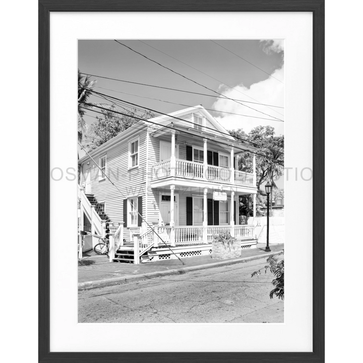 Poster Florida Key West FL21 - Schwarz matt 1.5cm / S (25cm