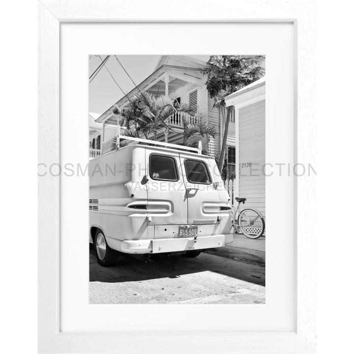 Poster Florida Key West FL23 - Weiss 3cm / S (25cm x 31cm)