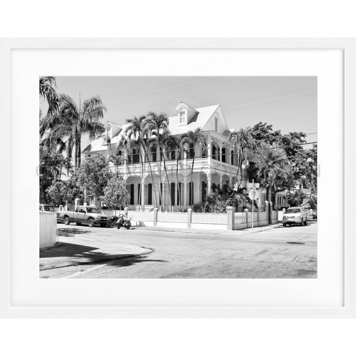 Poster Florida Key West FL38 - Weiss 1.5cm / Motiv: