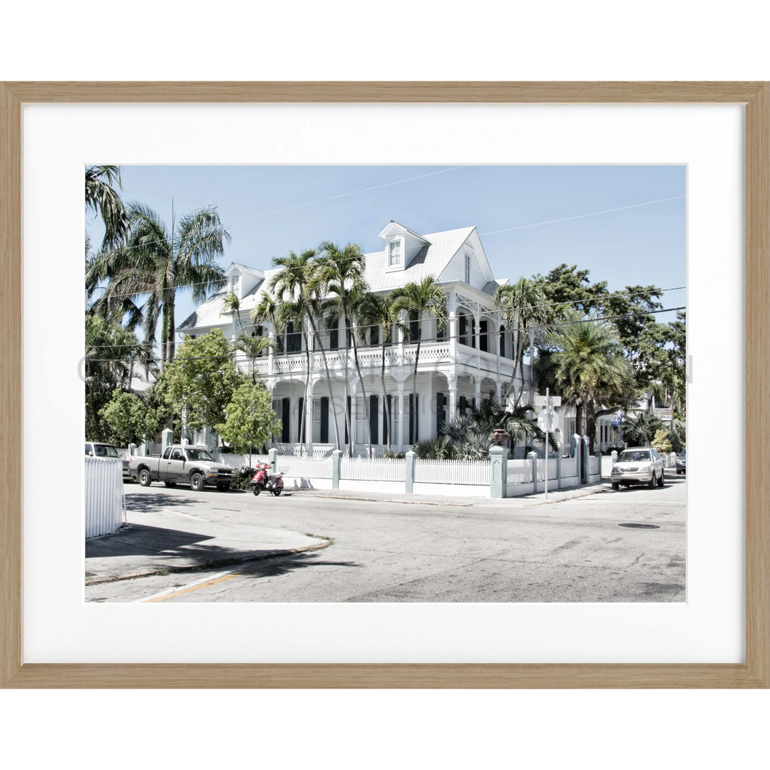 Poster Florida Key West FL38 - Eiche Furnier 1.5cm / Motiv: