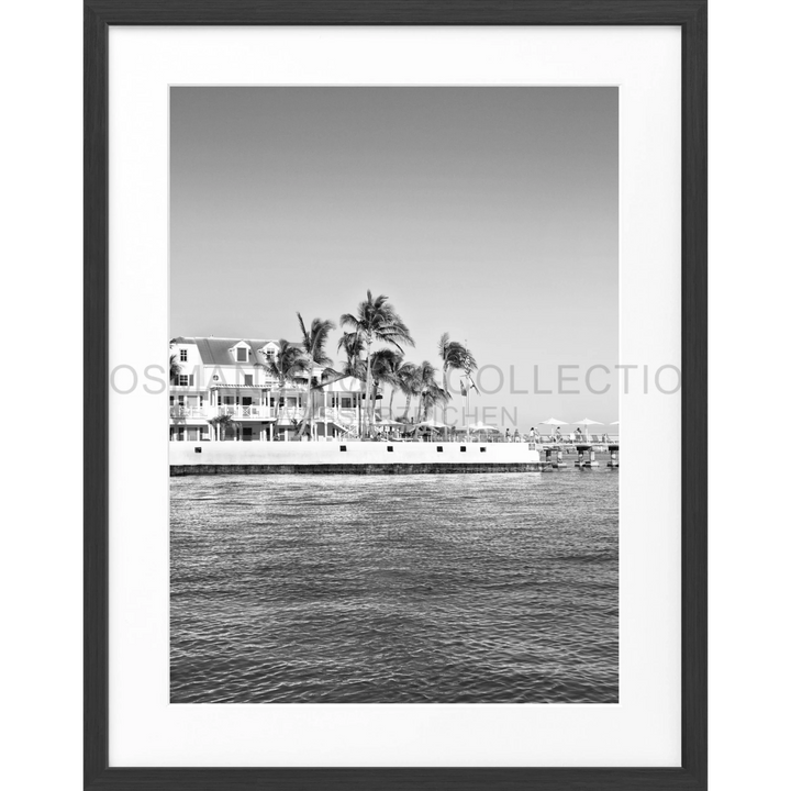 Poster Florida Key West FL42B - Schwarz matt 1.5cm / S