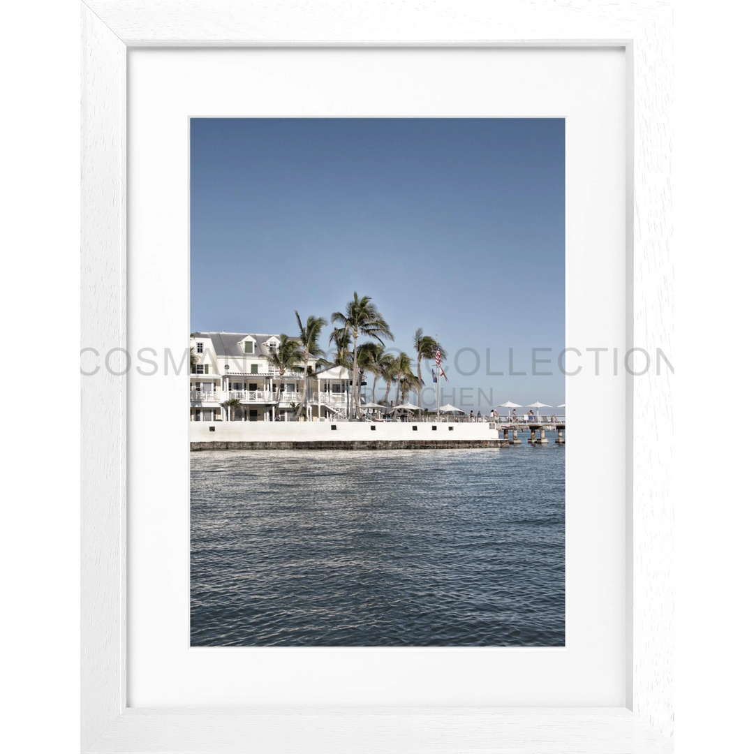 Poster Florida Key West FL42B - Weiss 3cm / S (25cm x 31cm)