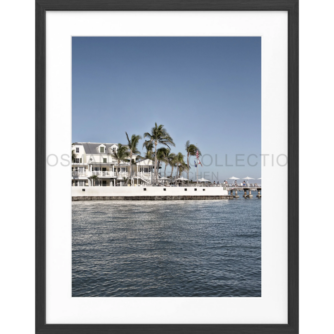 Poster Florida Key West FL42B - Schwarz matt 1.5cm / S