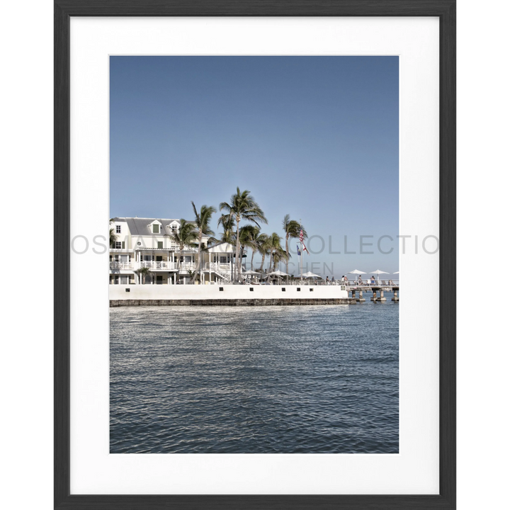 Poster Florida Key West FL42B - Schwarz matt 1.5cm / S