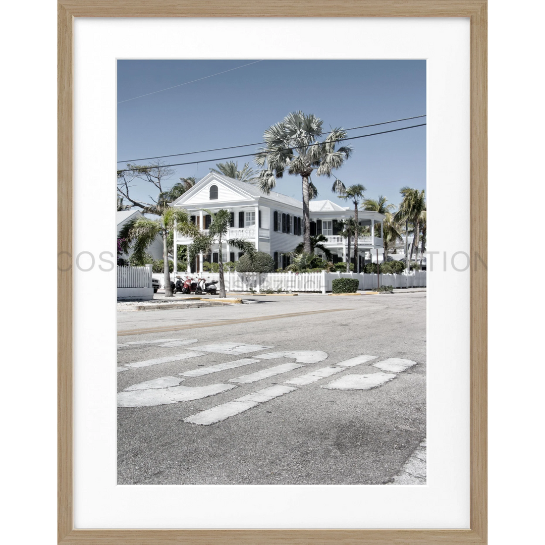 Poster Florida Key West FL43 - Eiche Furnier 1.5cm / S