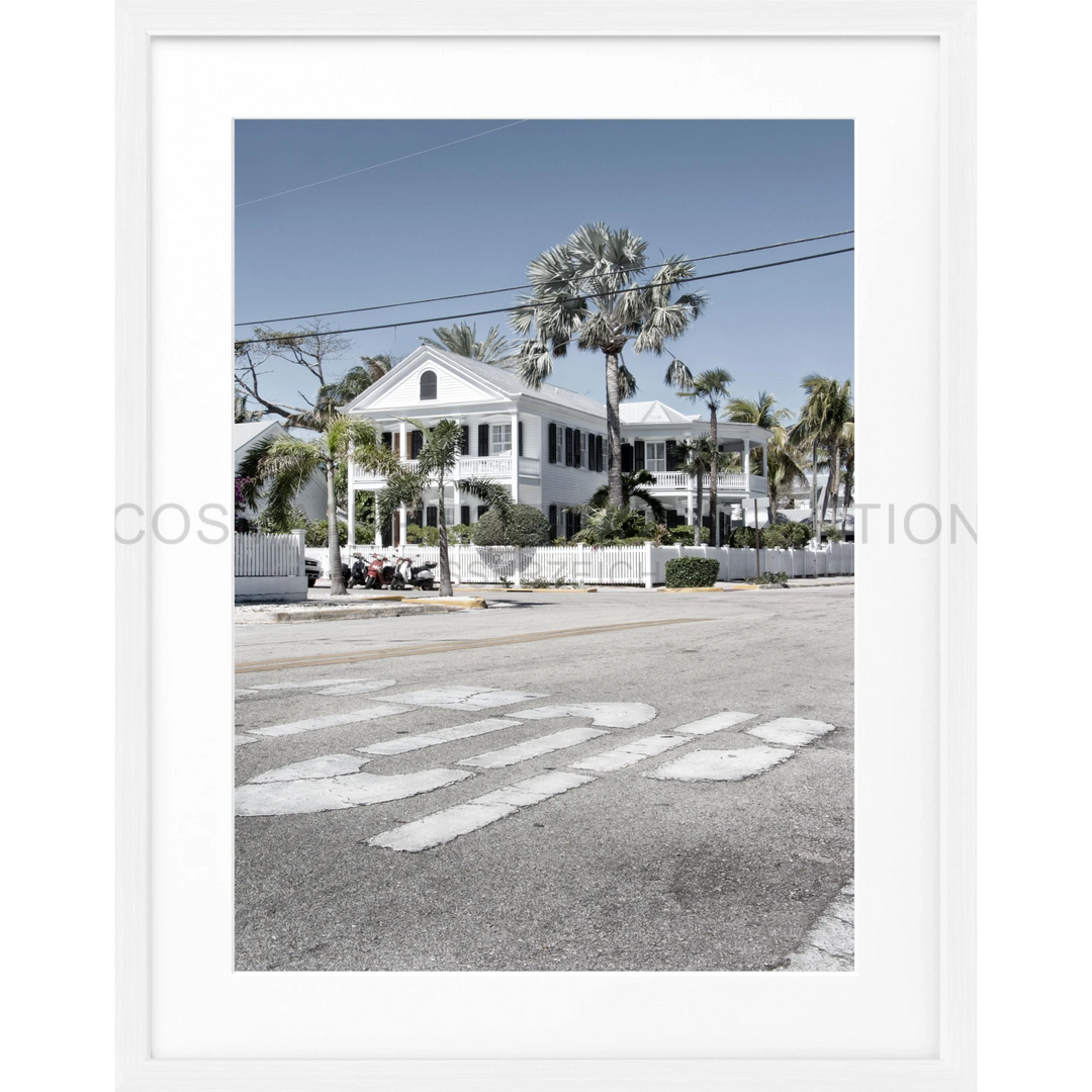 Poster Florida Key West FL43 - Weiss 1.5cm / S (25cm x