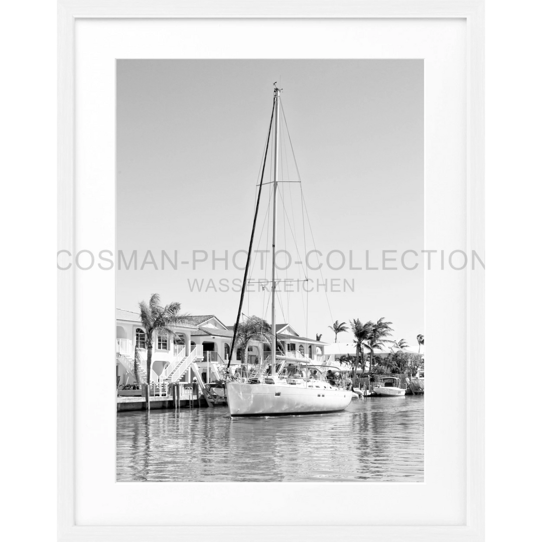 Poster Florida Keys ’Boat’ FL35 - Weiss 1.5cm / S (25cm