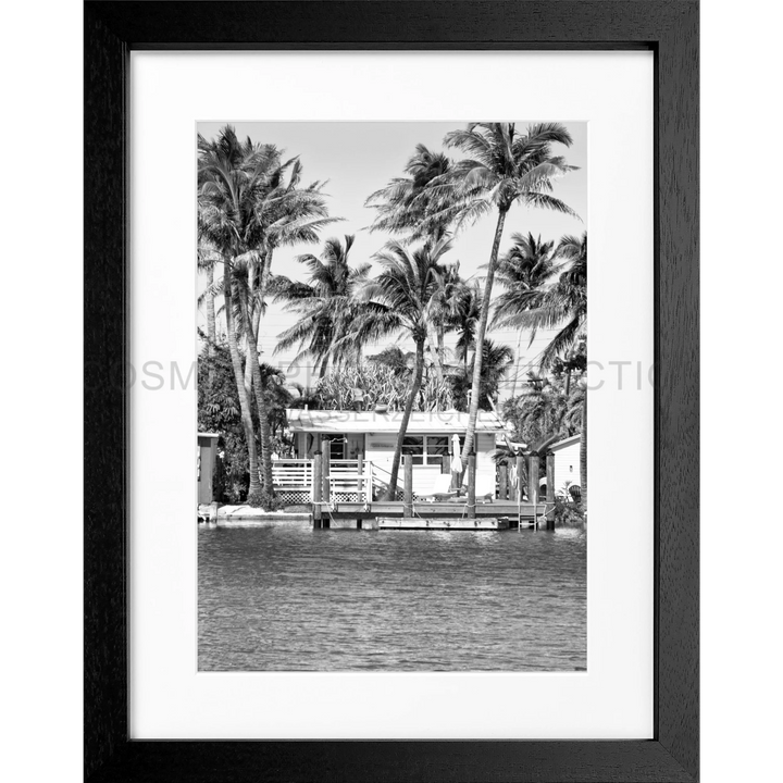 Poster Florida Keys FL18 - Schwarz 3cm / S (25cm x 31cm)