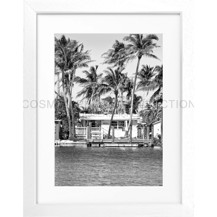 Poster Florida Keys FL18 - Weiss 3cm / S (25cm x 31cm)