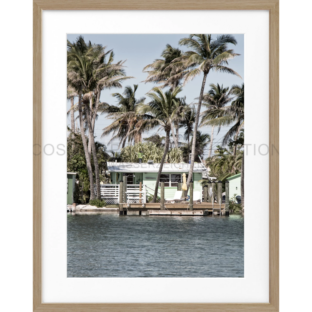 Poster Florida Keys FL18 - Eiche Furnier 1.5cm / S (25cm x