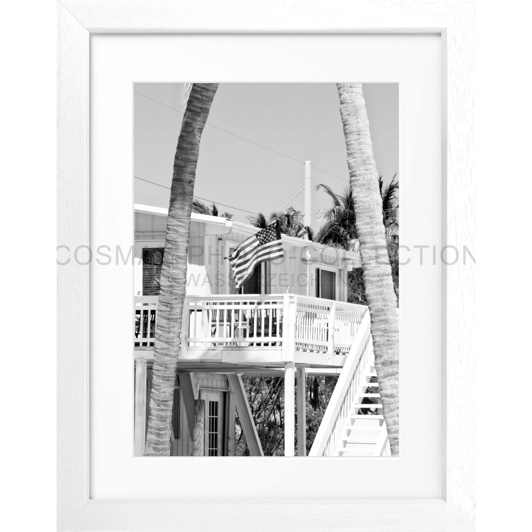 Poster Florida Keys FL20 - Weiss 3cm / S (25cm x 31cm)