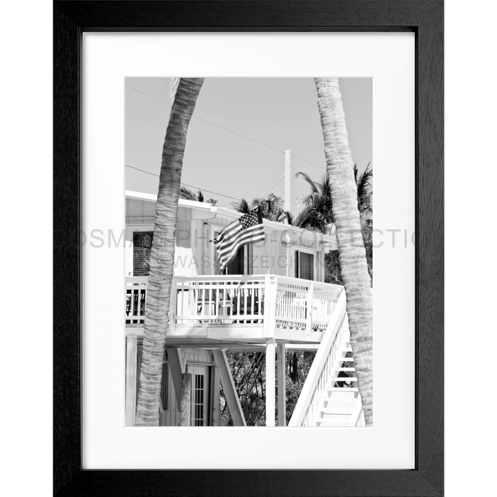 Poster Florida Keys FL20 - Schwarz 3cm / S (25cm x 31cm)