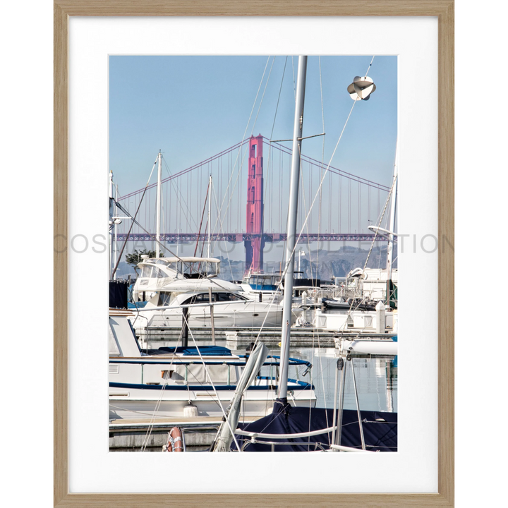 Poster San Francisco SF15 - Eiche Furnier 1.5cm / Motiv: