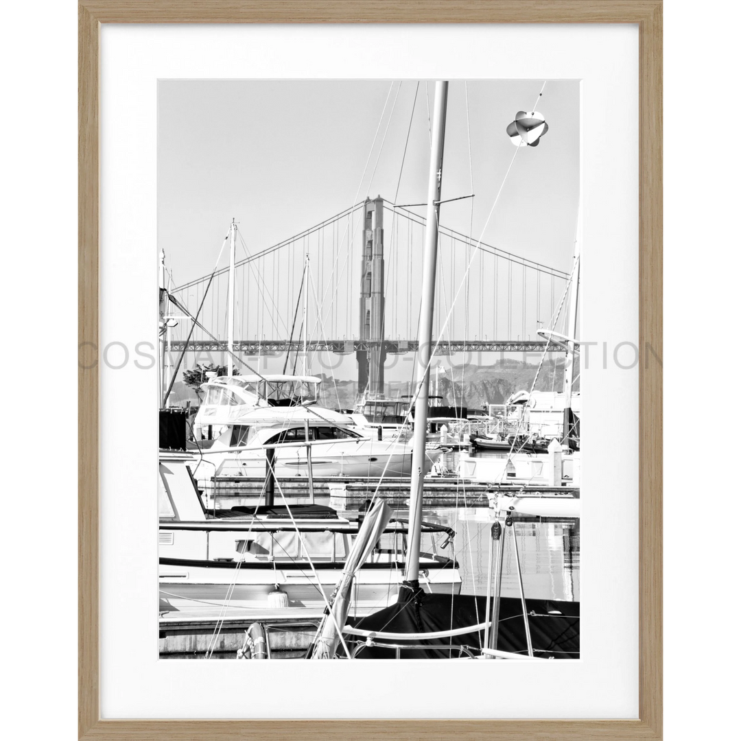 Poster San Francisco SF15 - Eiche Furnier 1.5cm / Motiv: