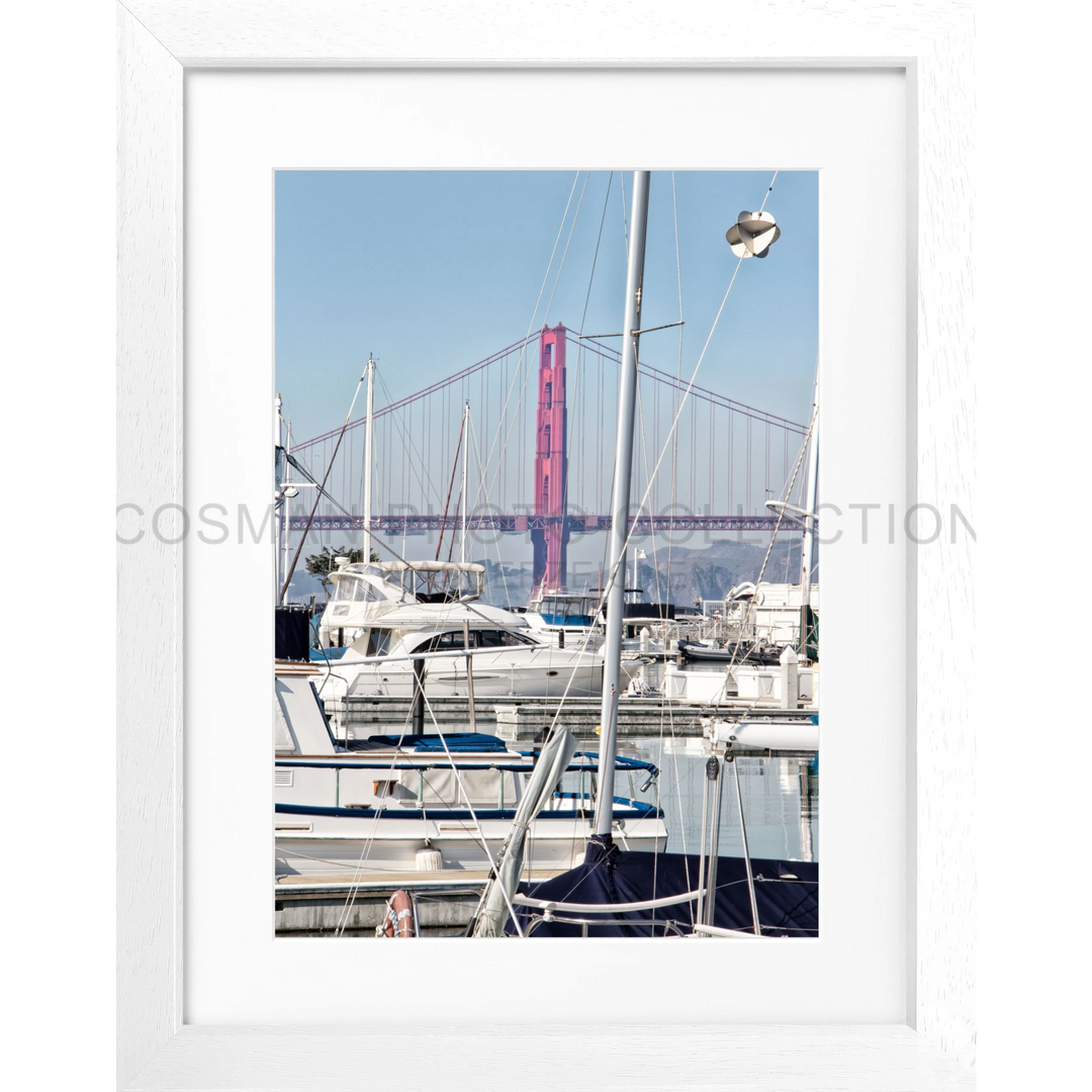 Poster San Francisco SF15 - Weiss 3cm / Motiv: farbe / S