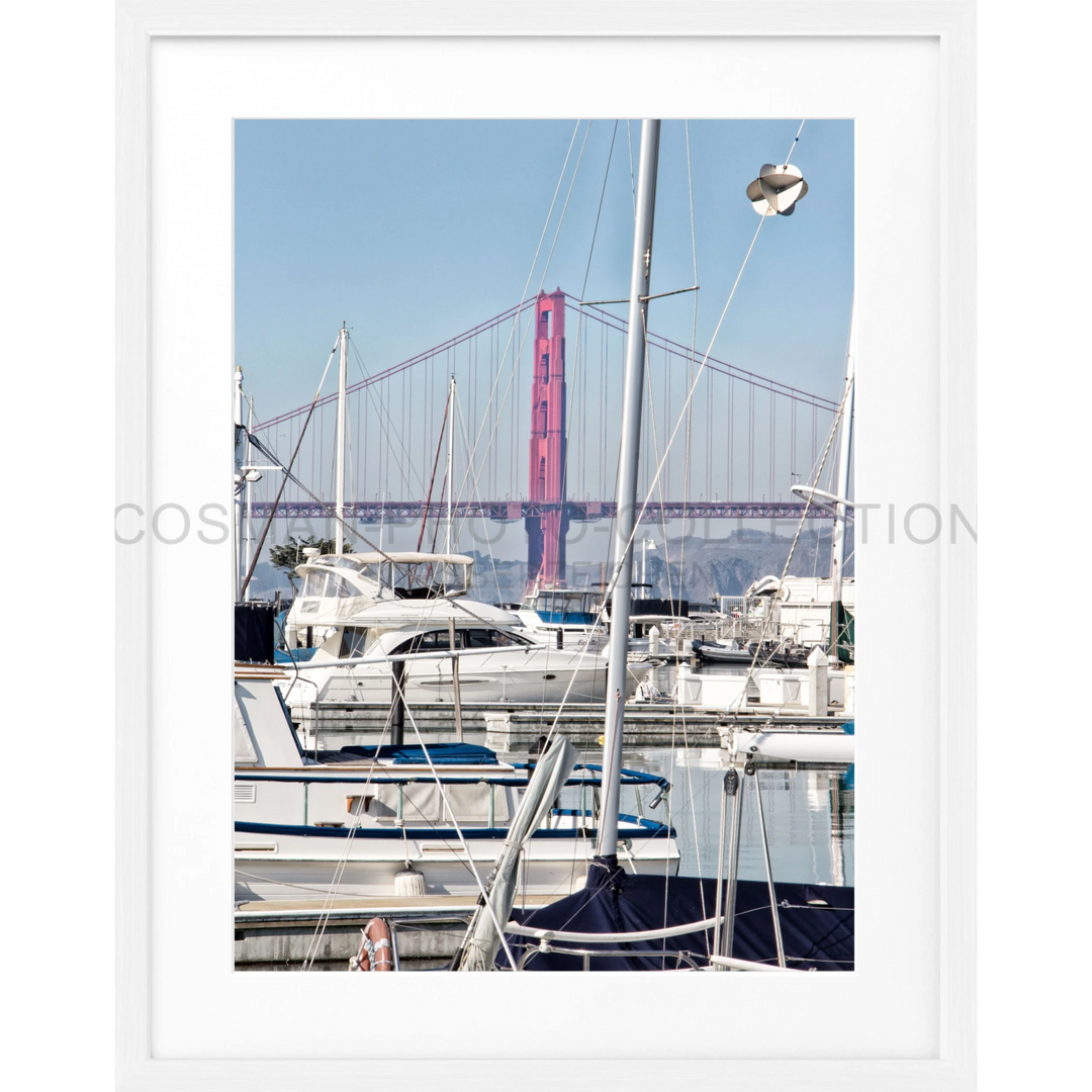 Poster San Francisco SF15 - Weiss 1.5cm / Motiv: farbe / S