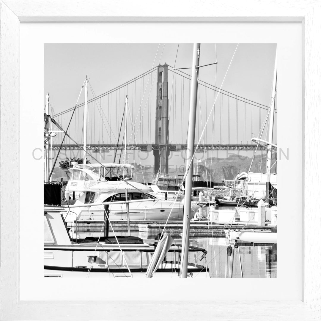 Poster San Francisco SF15Q - Weiss 3cm / Motiv: