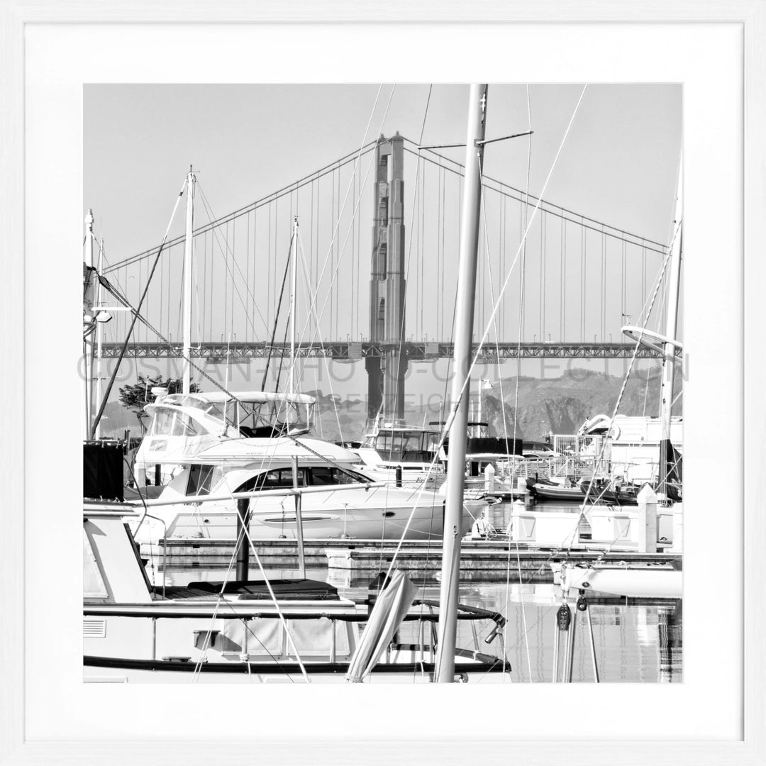 Poster San Francisco SF15Q - Weiss 1.5cm / Motiv: