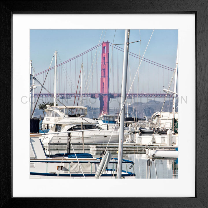 Poster San Francisco SF15Q - Schwarz 3cm / Motiv: farbe