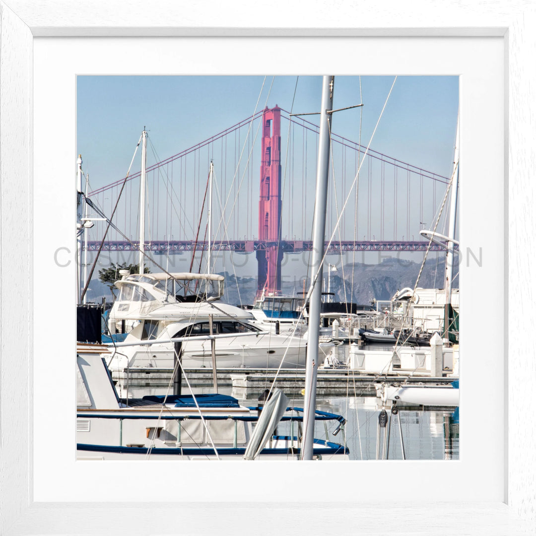 Poster San Francisco SF15Q - Weiss 3cm / Motiv: farbe