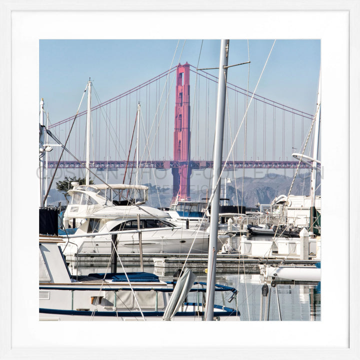 Poster San Francisco SF15Q - Weiss 1.5cm / Motiv: farbe