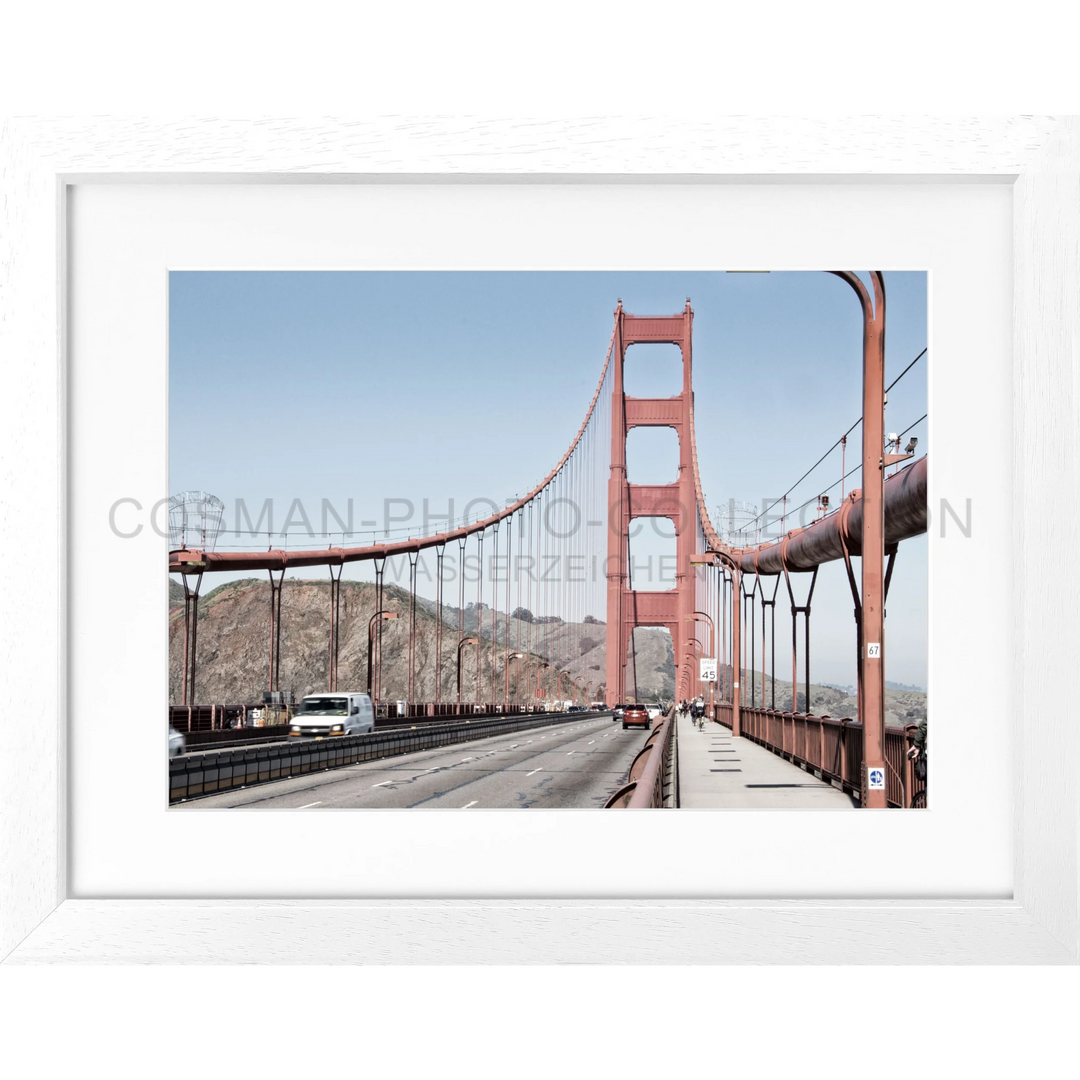 Poster San Francisco SF21 - Weiss 3cm / Motiv: farbe / S