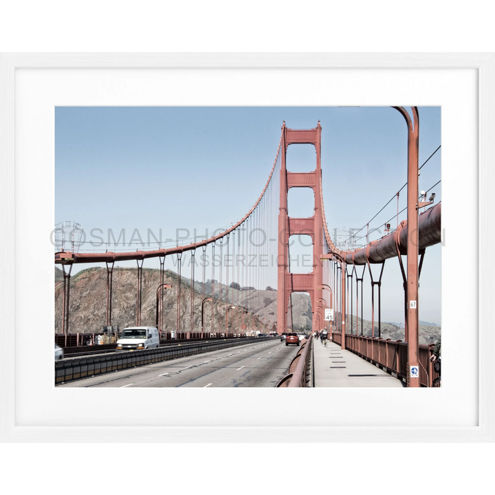 Poster San Francisco SF21 - Weiss 1.5cm / Motiv: farbe / S