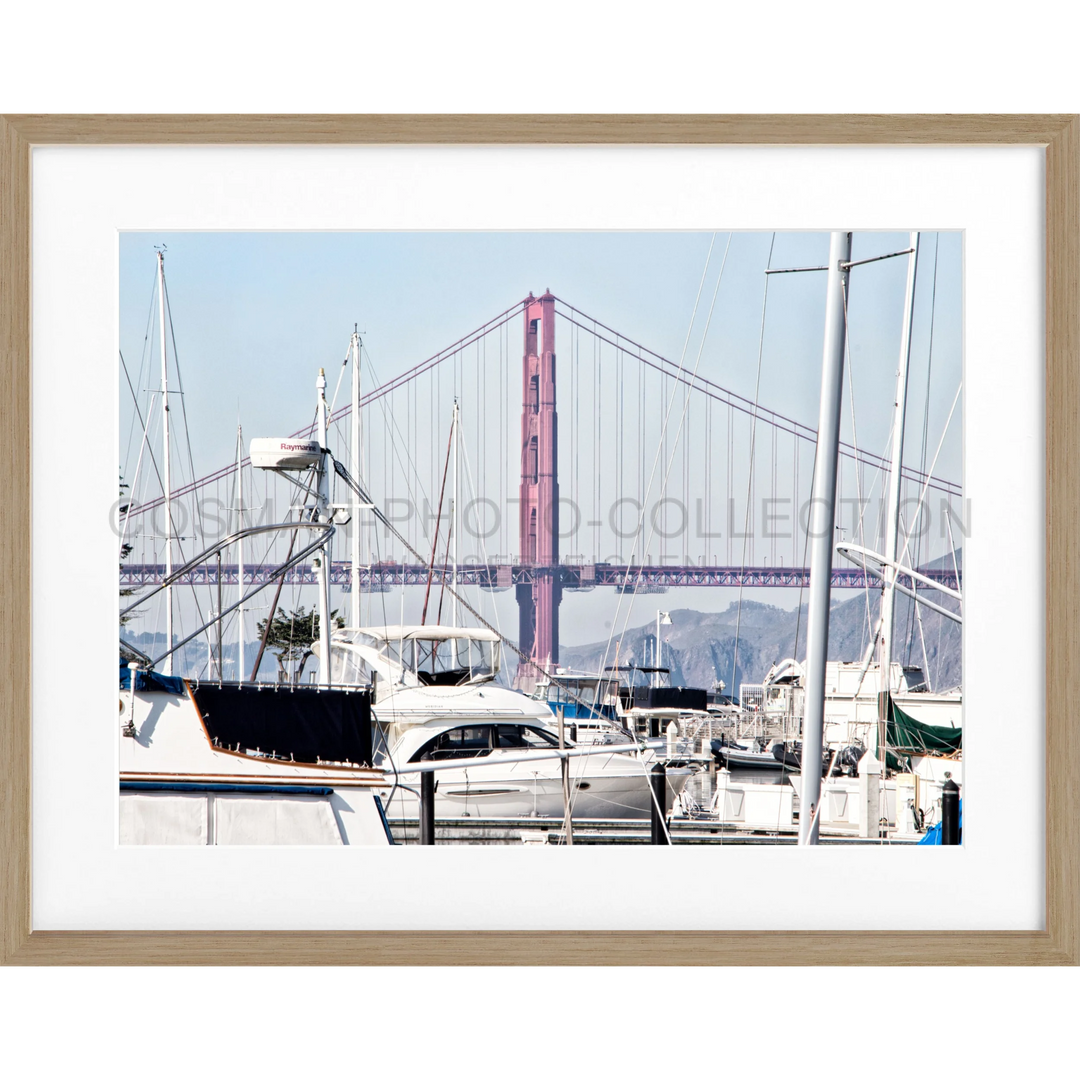 Poster San Francisco SF42 - Eiche Furnier 1.5cm / Motiv: