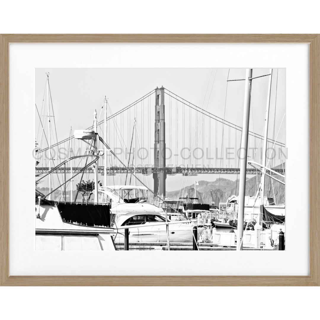 Poster San Francisco SF42 - Eiche Furnier 1.5cm / Motiv: