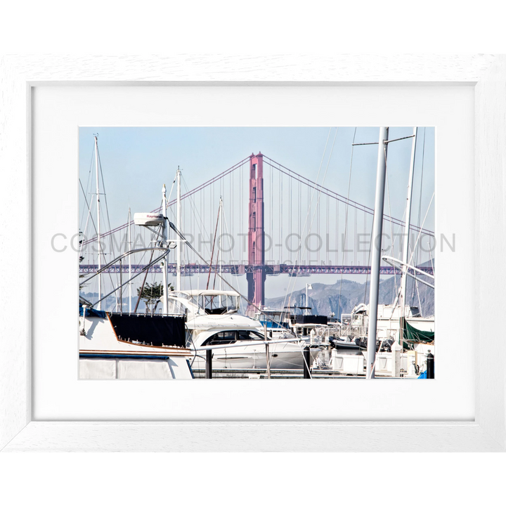 Poster San Francisco SF42 - Weiss 3cm / Motiv: farbe / S