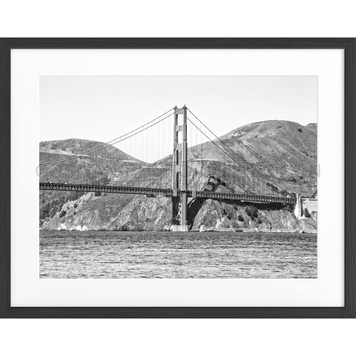 Poster San Francisco SF43 - Schwarz matt 1.5cm / Motiv: