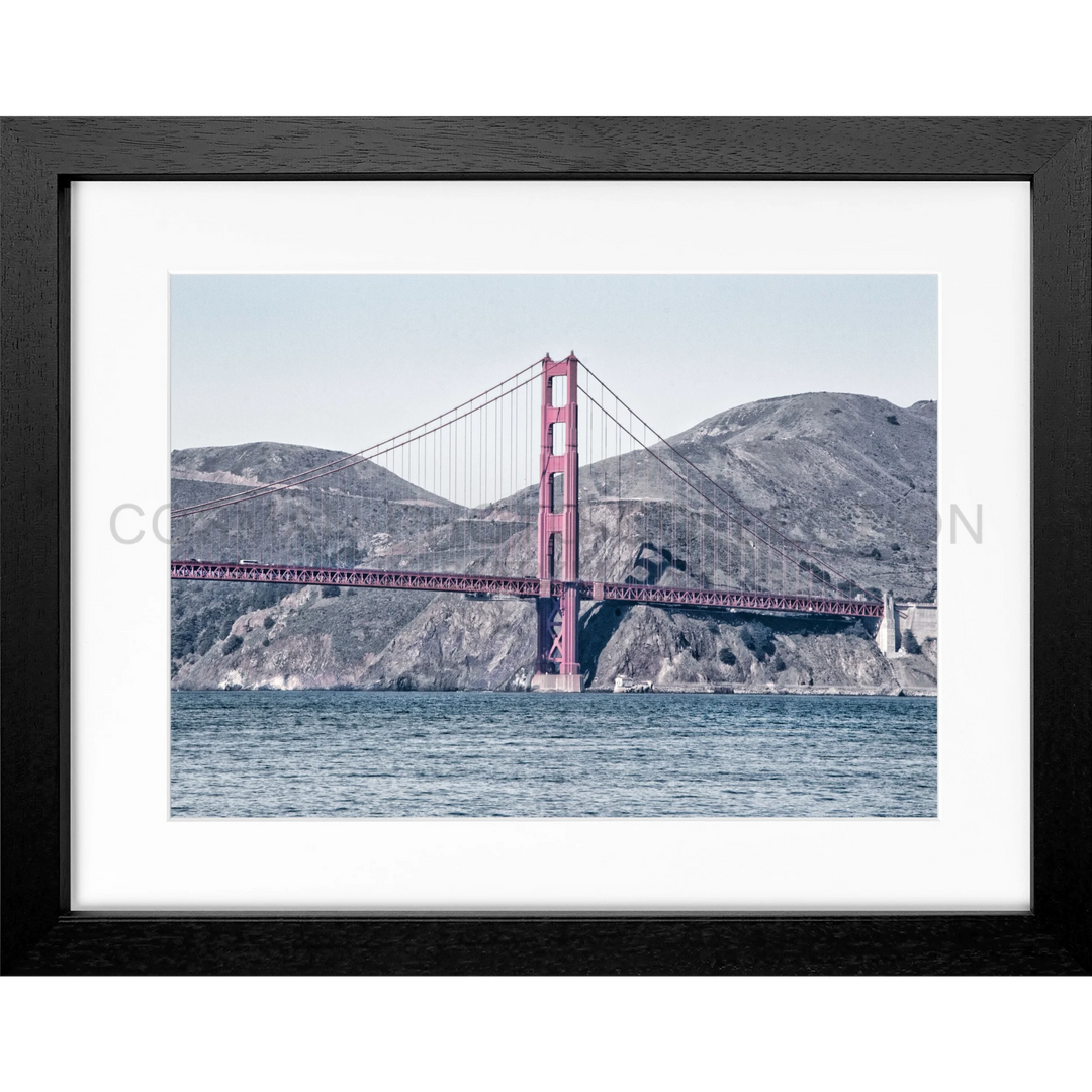 Poster San Francisco SF43 - Schwarz 3cm / Motiv: farbe / S