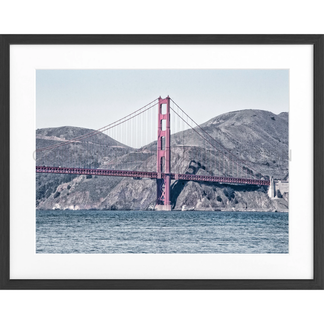 Poster San Francisco SF43 - Schwarz matt 1.5cm / Motiv: