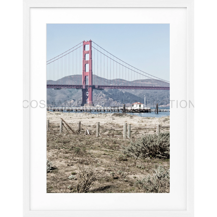 Poster ’Golden Gate Bridge’ San Francisco SF44 - Weiss