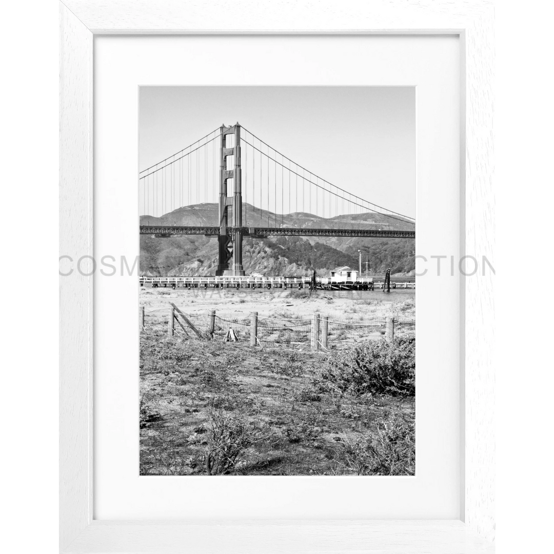 Poster ’Golden Gate Bridge’ San Francisco SF44 - Weiss