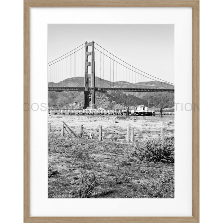 Poster ’Golden Gate Bridge’ San Francisco SF44 - Eiche