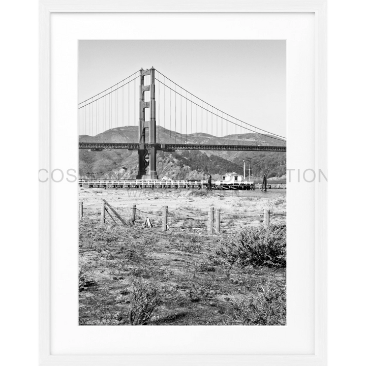 Poster ’Golden Gate Bridge’ San Francisco SF44 - Weiss