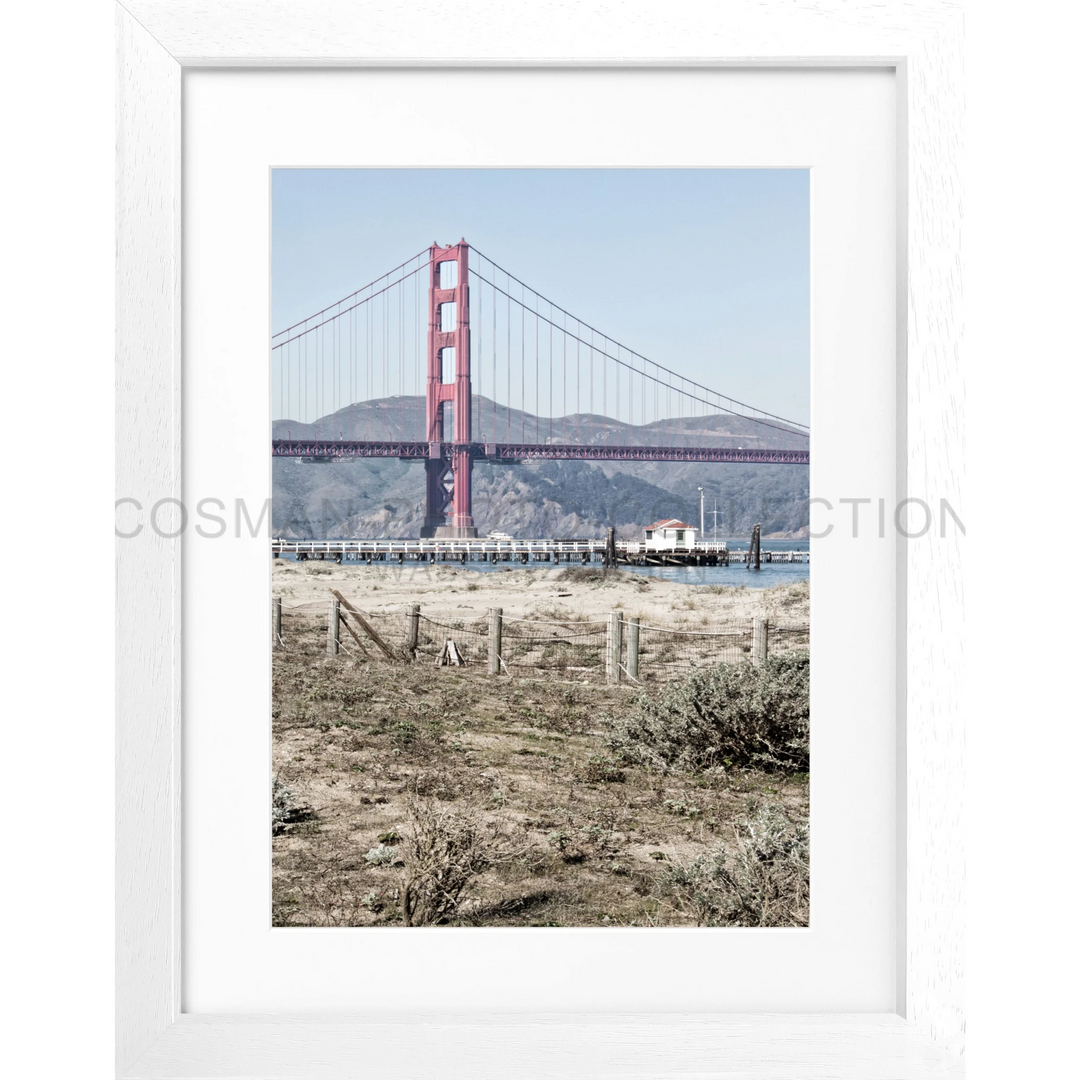 Poster ’Golden Gate Bridge’ San Francisco SF44 - Weiss