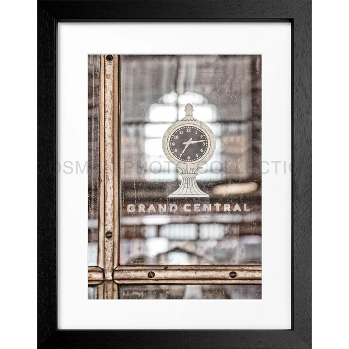 Klassische Uhr im Grand Central Terminal, Poster Grand Central New York NY89