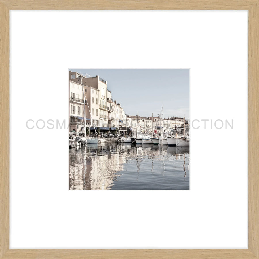 Poster ’Hafen’ Saint Tropez ST05OB - 43x43cm