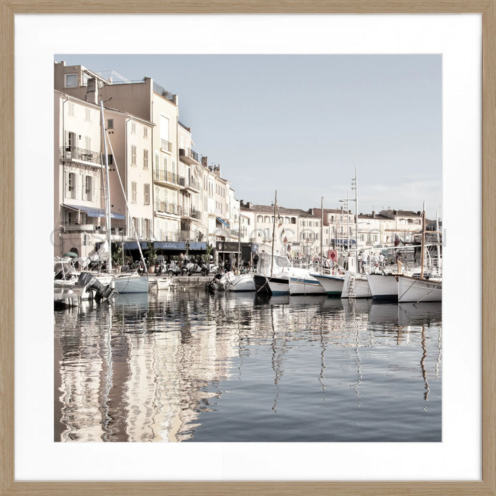 Poster ’Hafen’ Saint Tropez ST05Q - Eiche Furnier 1.5cm