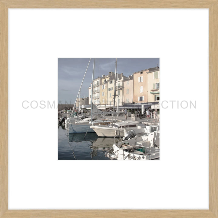 Poster ’Hafen’ Saint Tropez ST15OB - 43x43cm