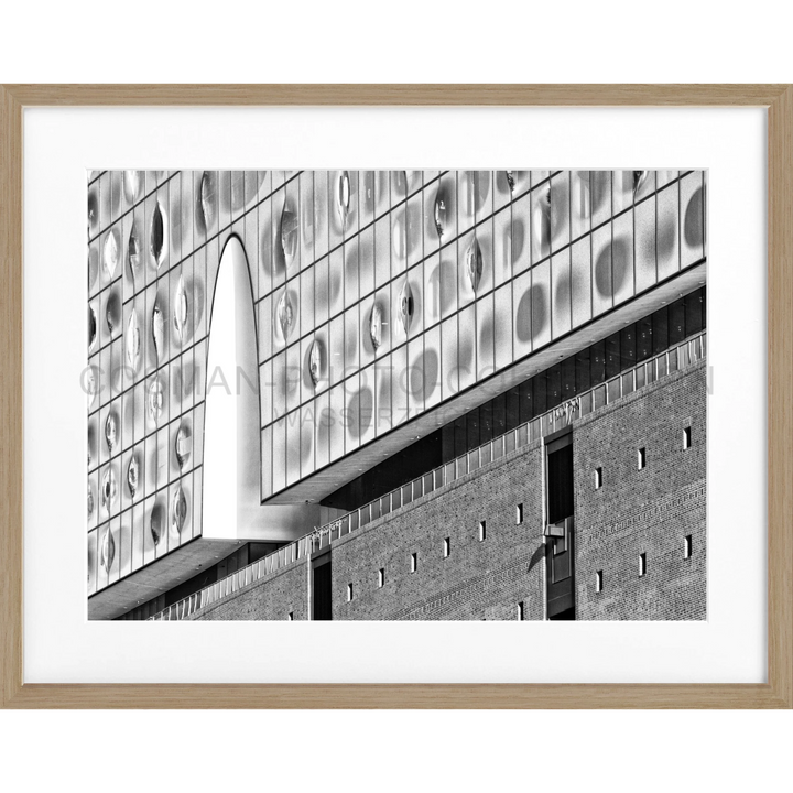 Poster Hamburg ’Elphi’ HH20 - Eiche Furnier 1.5cm / S