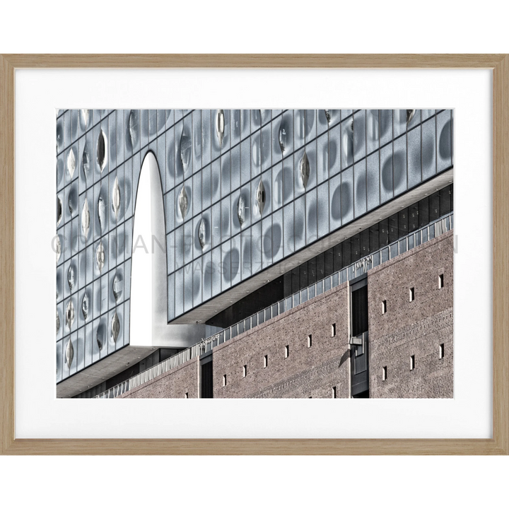 Poster Hamburg ’Elphi’ HH20 - Eiche Furnier 1.5cm / S