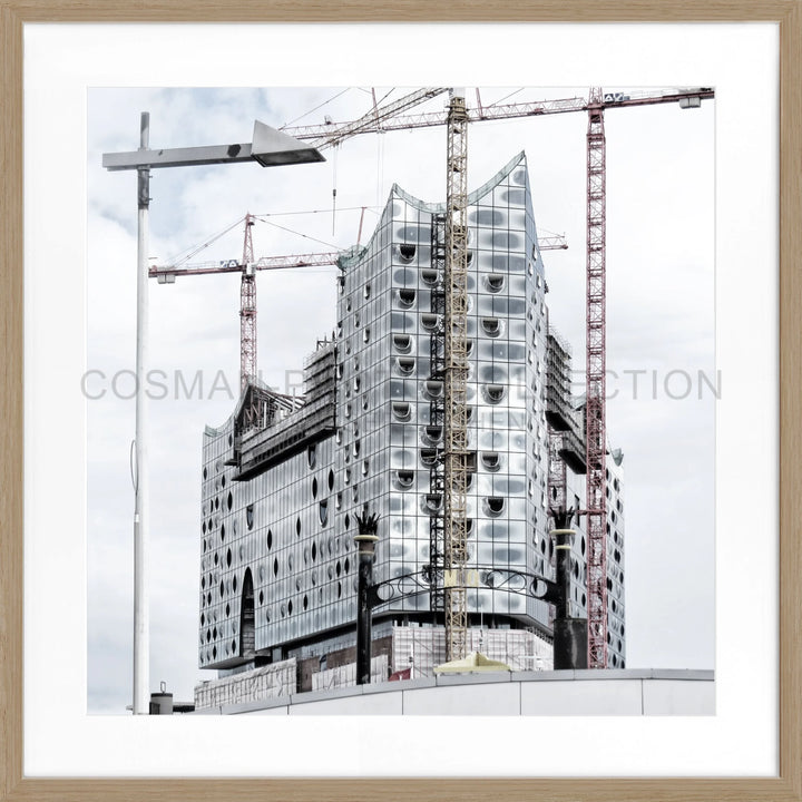 Poster Hamburg ’Elphi’ HH22 - Eiche Furnier 1.5cm