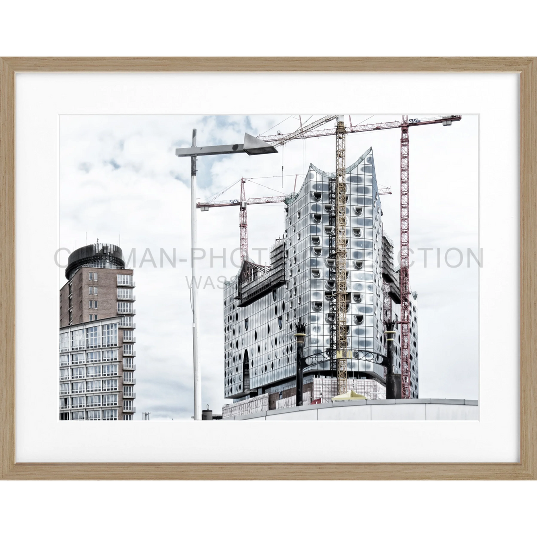 Poster Hamburg ’Elphi’ HH23 - Eiche Furnier 1.5cm / S