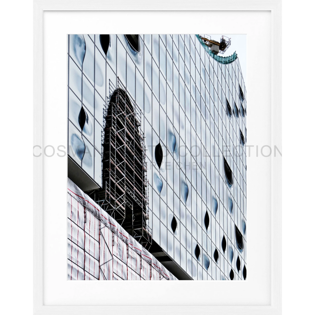 Poster Hamburg ’Elphi’ HH46A - Weiss 1.5cm / S (25cm x