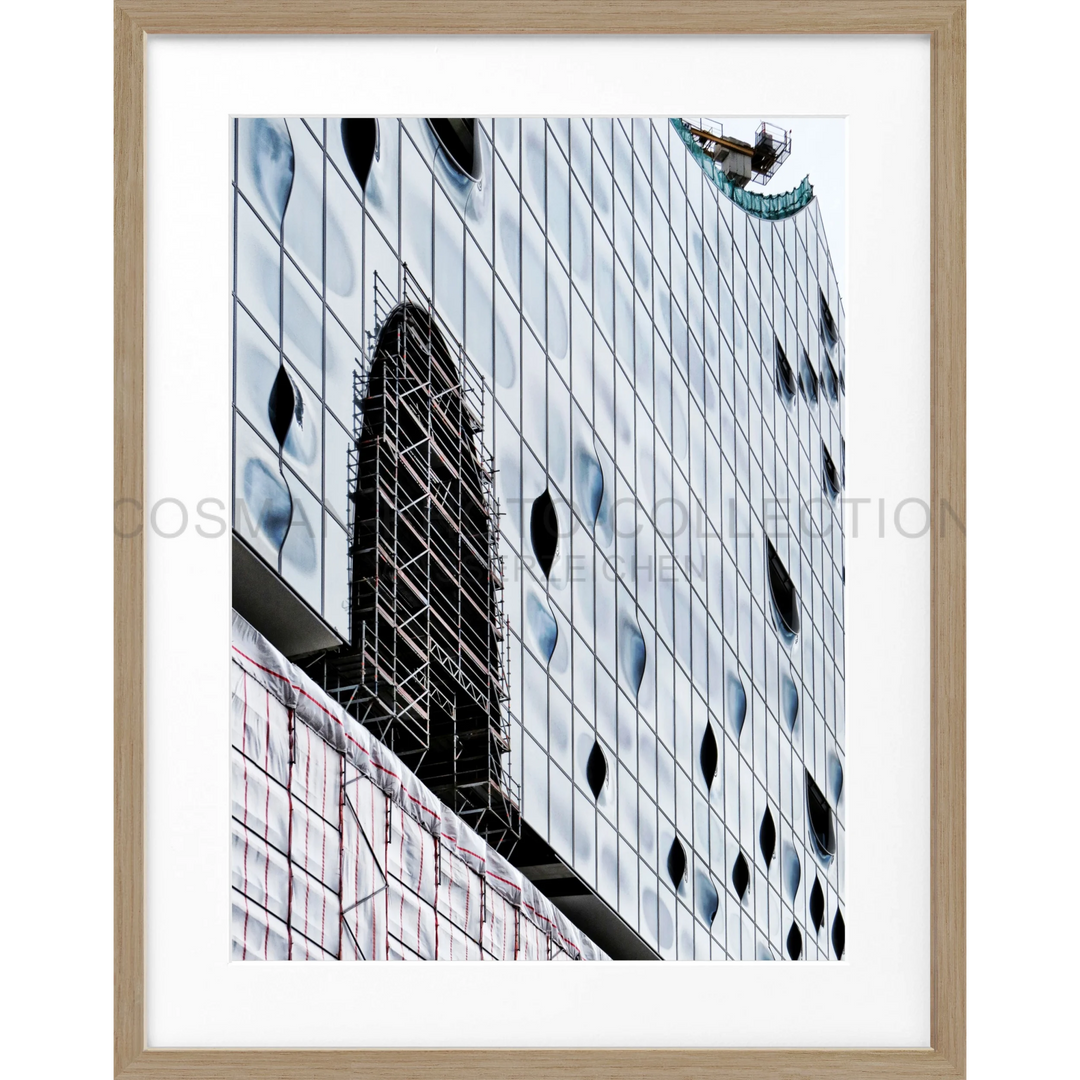 Poster Hamburg ’Elphi’ HH46A - Eiche Furnier 1.5cm / S